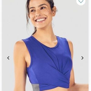 Fabletics twist crop top